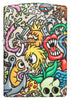 Front shot of Crazy Collage 540 Color Windproof Lighter.