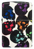Front view of Skulls Design 540 Color Glow in the Dark Windproof Lighter.