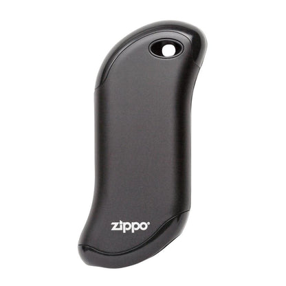 Front shot of Black HeatBankâ„¢ 9s Rechargeable Hand Warmer.