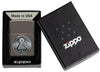 Dollar Design Black Ice Windproof Lighter in its packaging