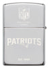 Back of NFL New England Patriots Deep Carve Collectible Windproof Lighter