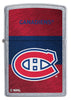 Front of NHL® Montreal Canadiens Street Chrome™ Windproof Lighter