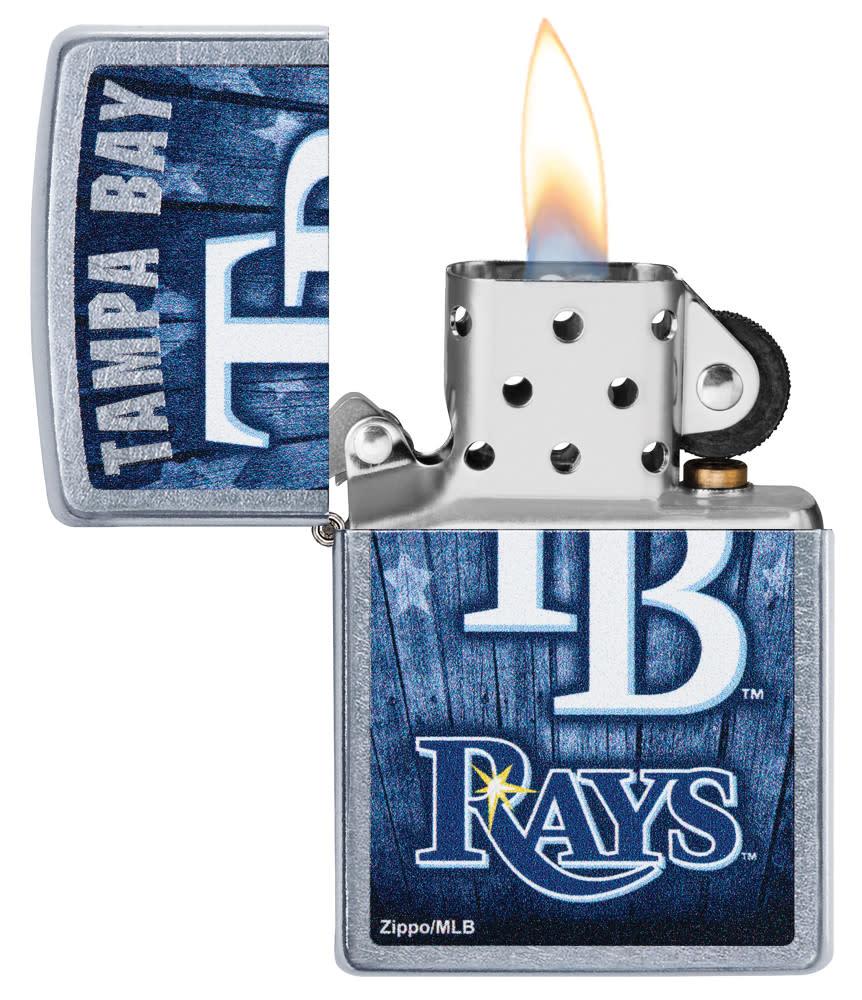 MLB®  Tampa Bay Rays™ with its lid open and lit
