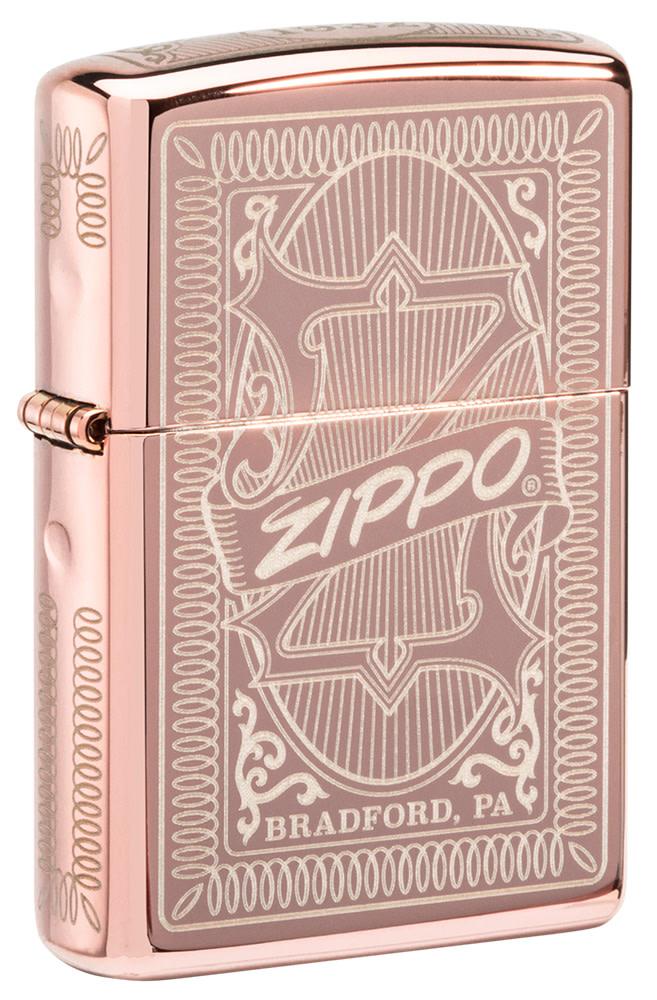 Reimagine Zippo High Polish Rose Gold Windproof Lighter | Zippo USA
