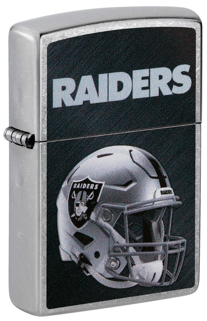 Zippo NFL Las Vegas Raiders Helmet Street Chrome Windproof Lighter