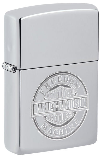 Harley-Davidson® Bar and Shield High Polish Chrome Windproof Harley-Davidson® Bar and Shield High Polish Chrome Windproof