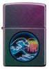 Front of Great Vaporwave Iridescent Windproof Lighter