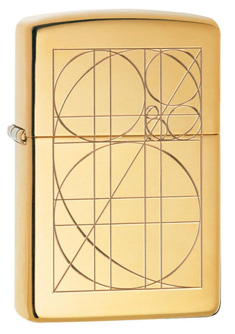 Classic High Polish Brass Windproof Lighter