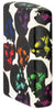 Angled shot of Skulls Design 540 Color Glow in the Dark Windproof Lighter, showing the front and right side of the lighter.
