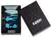 Deer Landscape Design 540 Color Windproof Lighter in its packaging