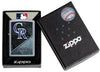 MLB™ Colorado Rockies™ Street Chrome™ Windproof Lighter in its packaging.