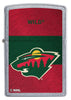 Front of NHL® Minnesota Wild Street Chrome™ Windproof Lighter