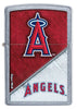 Front shot of MLB® Los Angeles Angels™ Street Chrome™ Windproof Lighter.